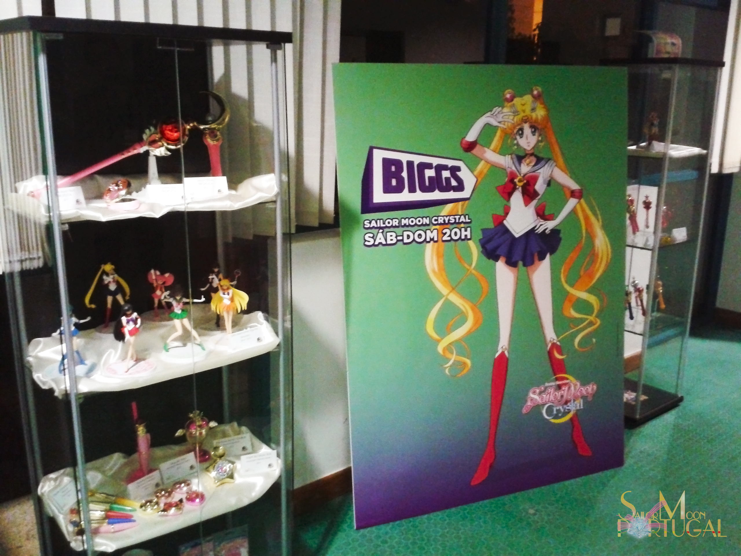 Exposição de Merchandise oficial de Sailor Moon no MCE